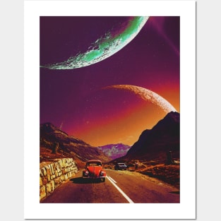 Planetary Route - Retro Futurism Posters and Art